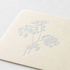 Midori - Card Set - Hanairo Washi - White