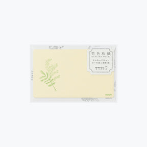 Midori - Card Set - Hanairo Washi - Yellow