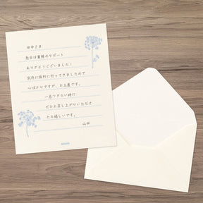 Midori - Letter Set - Hanairo Washi - White