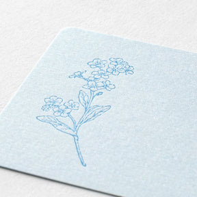 Midori - Card Set - Hanairo Washi - Blue