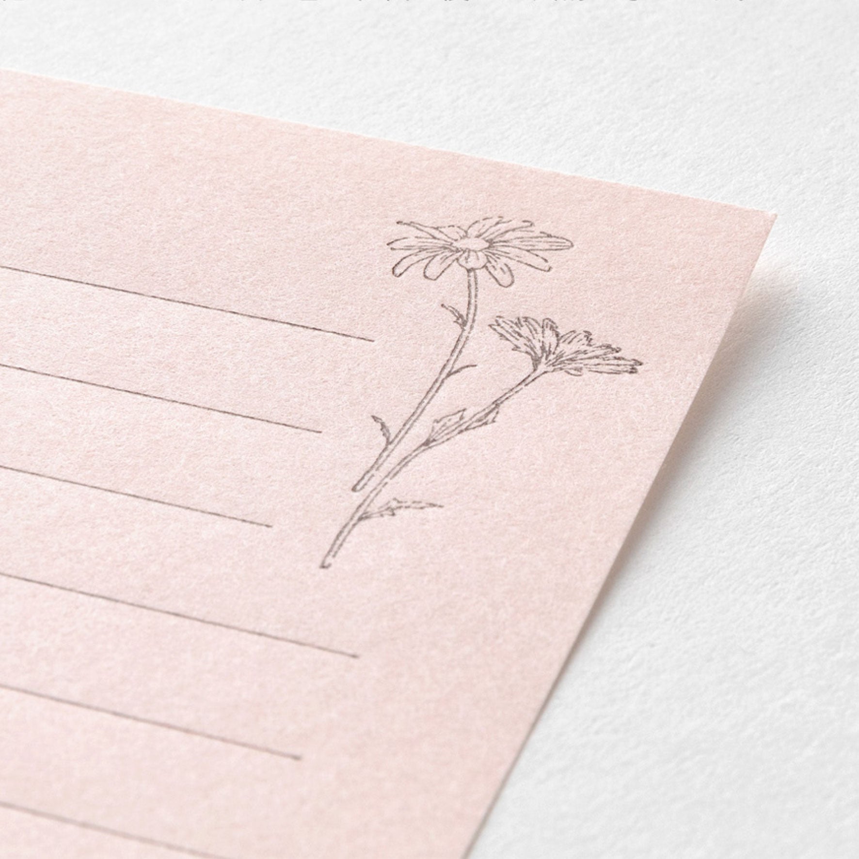 Midori - Letter Set - Hanairo Washi - Pink