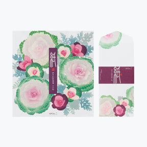Midori - Letter Set - Kami - Flowering Kale Wreath