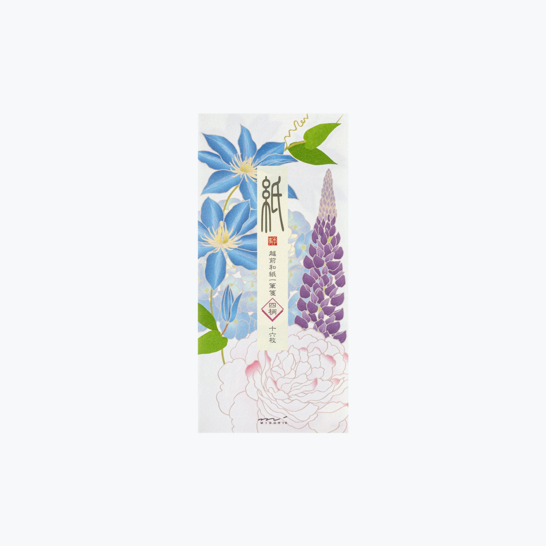 Midori - Letter Pad - Kami - Summer Flowers