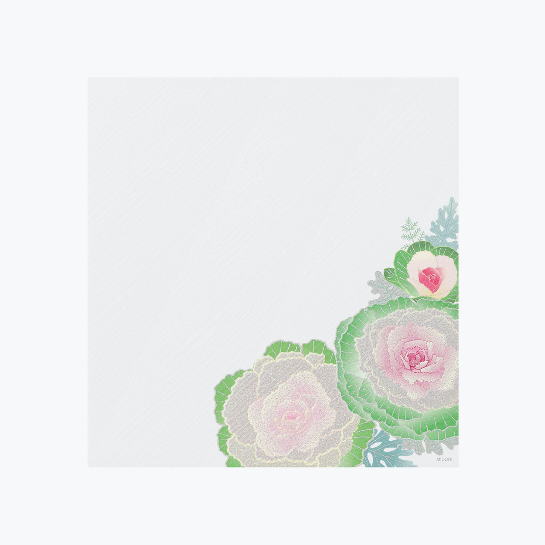 Midori - Letter Set - Kami - Flowering Kale Wreath