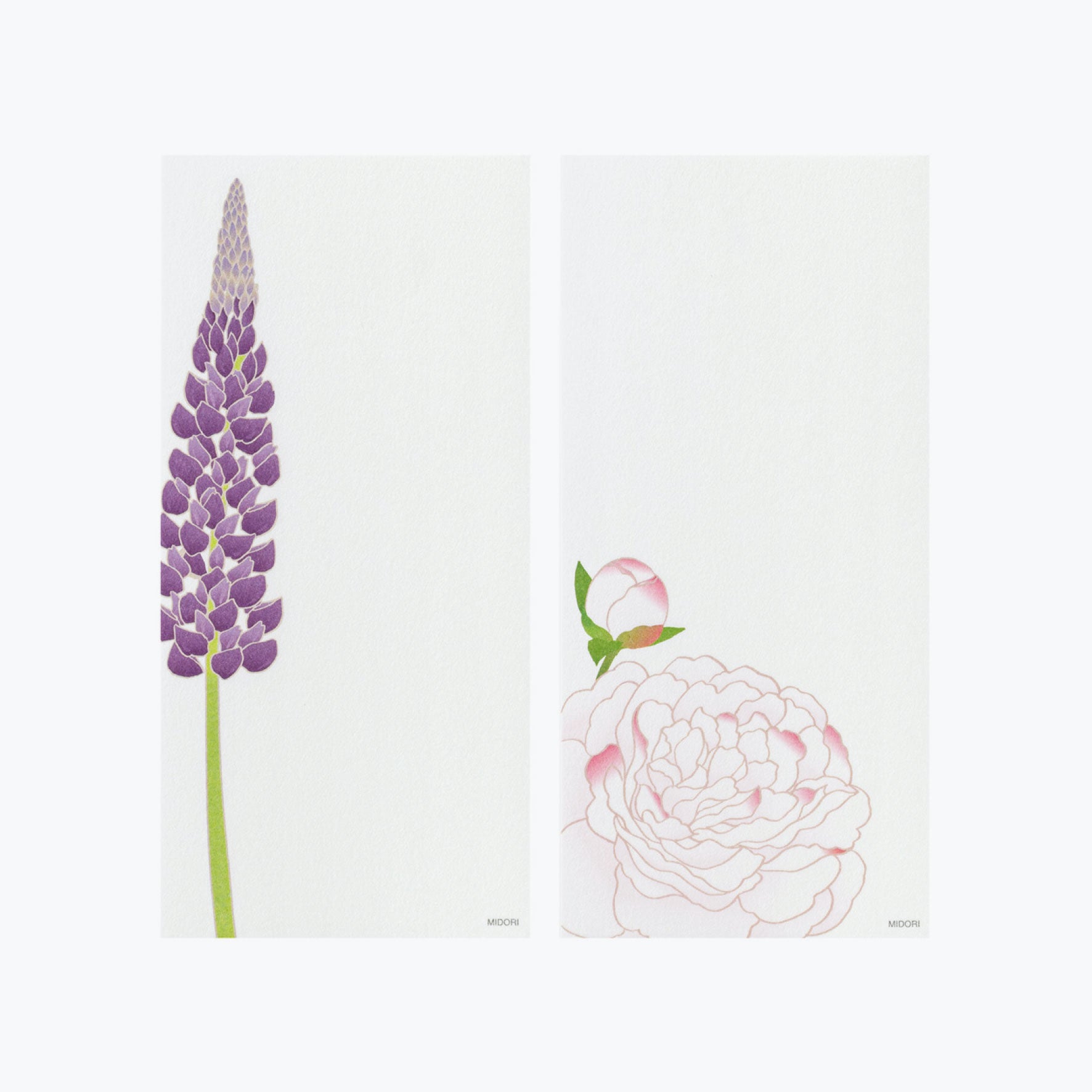 Midori - Letter Pad - Kami - Summer Flowers