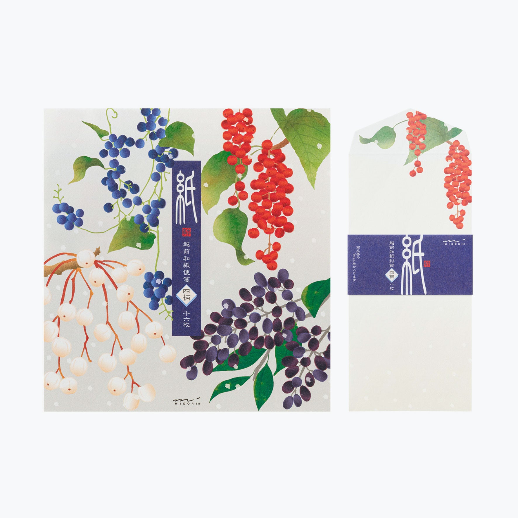 Midori - Letter Set - Kami - Winter Fruit