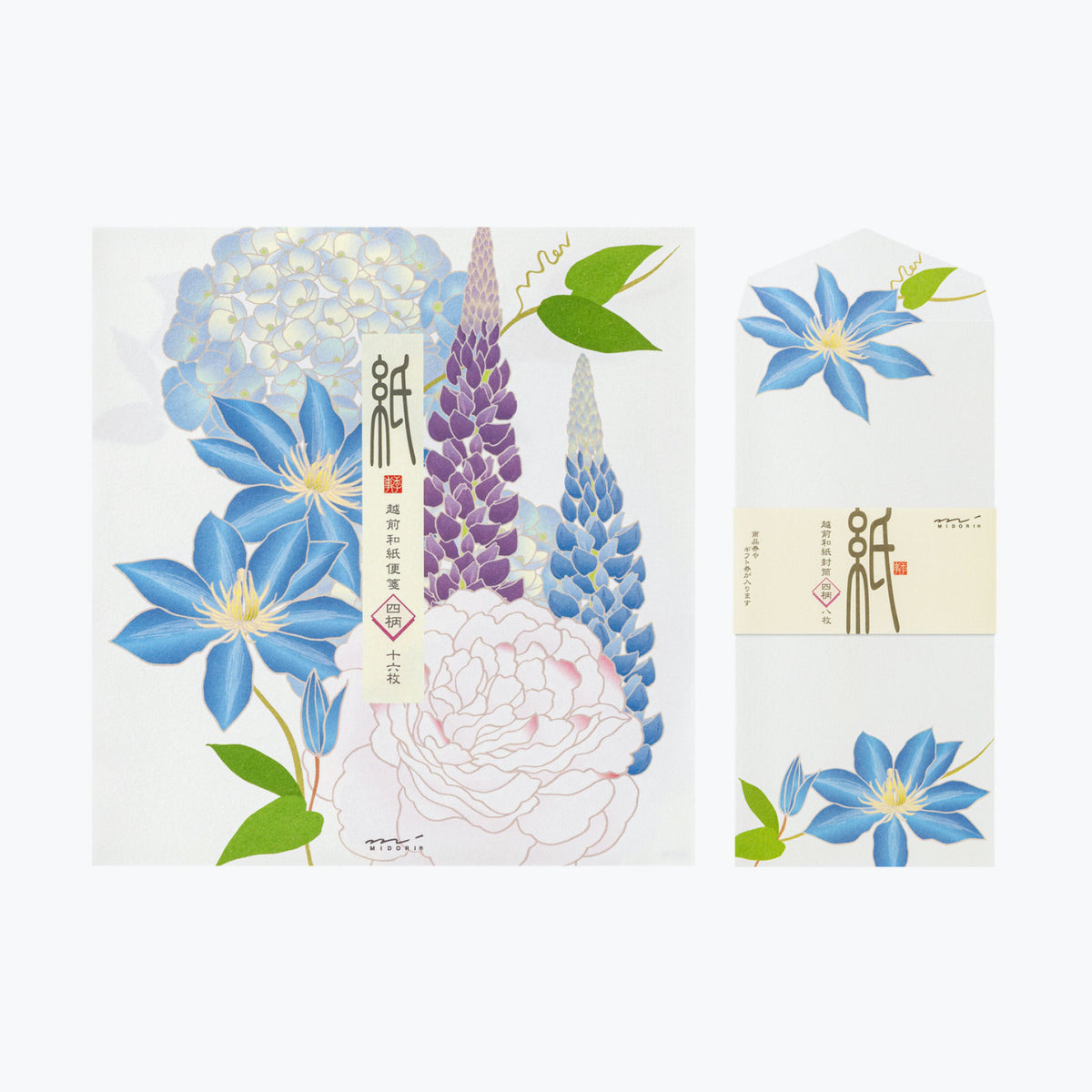 Midori - Letter Set - Kami - Summer Flowers