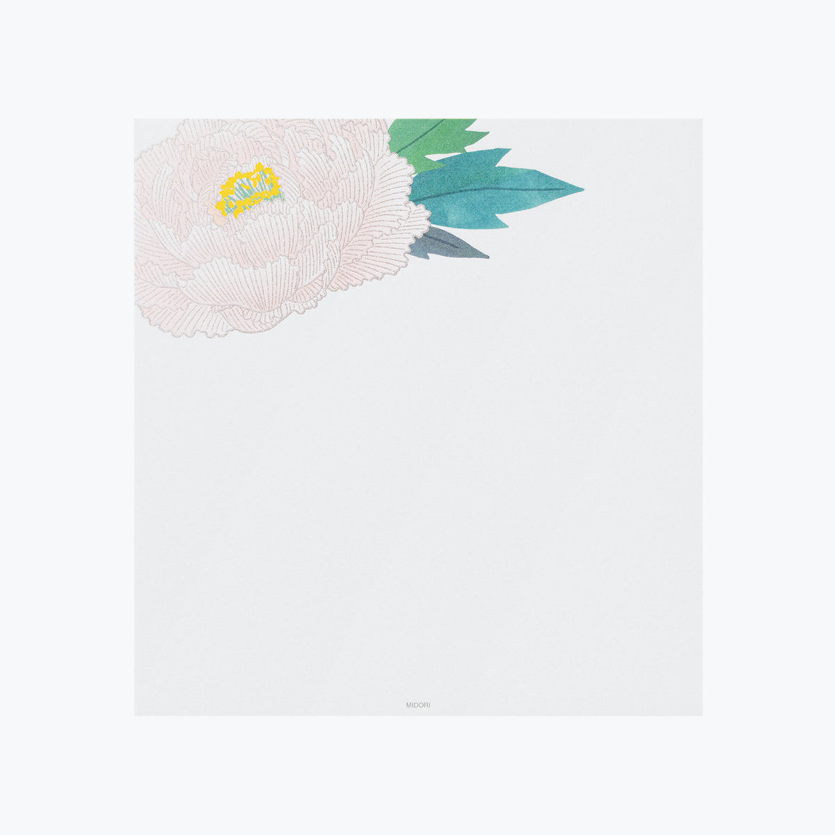 Midori - Letter Set - Kami - Winter Peony