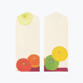 Midori - Letter Set - Kami - Pompon Chrysanthemum
