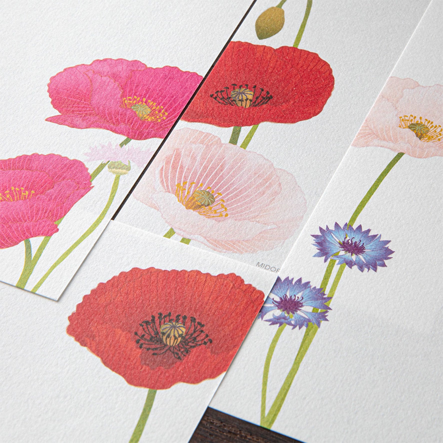 Midori - Letter Pad - Kami - Poppy