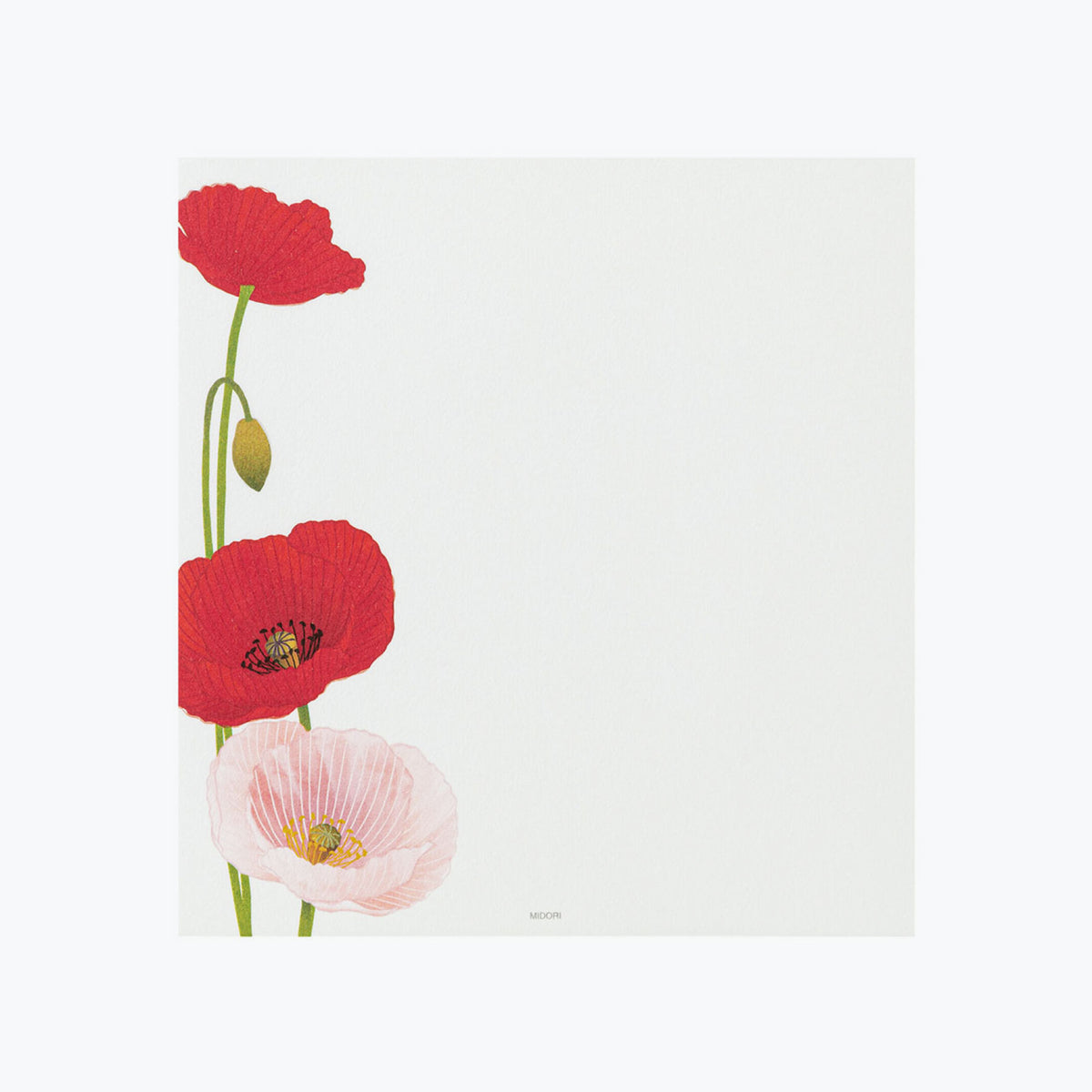 Midori - Letter Set - Kami - Poppy