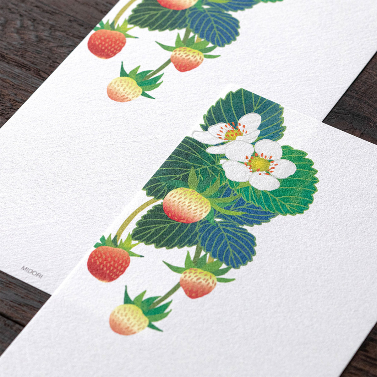 Midori - Letter Pad - Kami - Strawberry