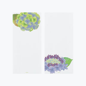 Midori - Letter Pad - Kami - Hydrangea