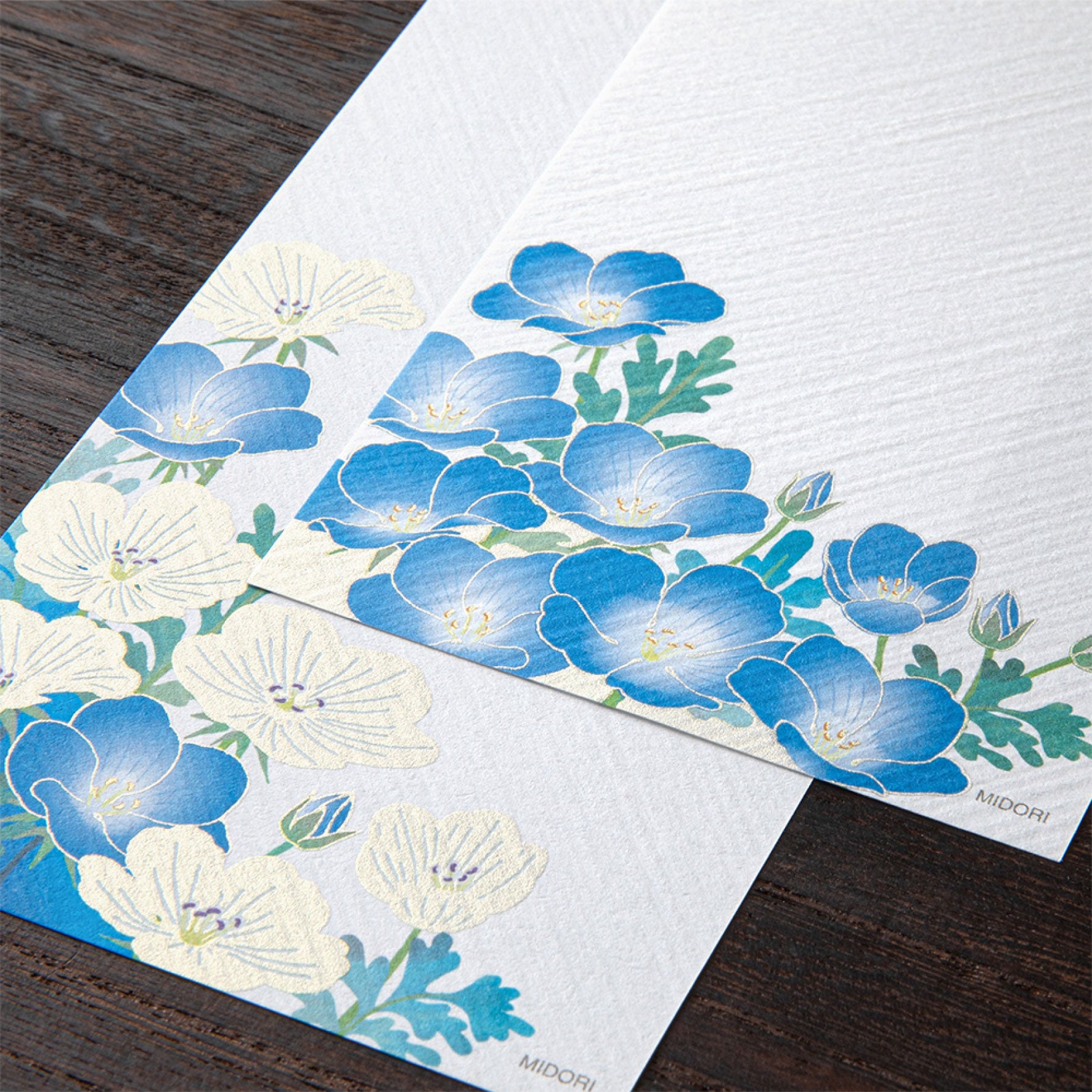 Midori - Letter Pad - Kami - Nemophila