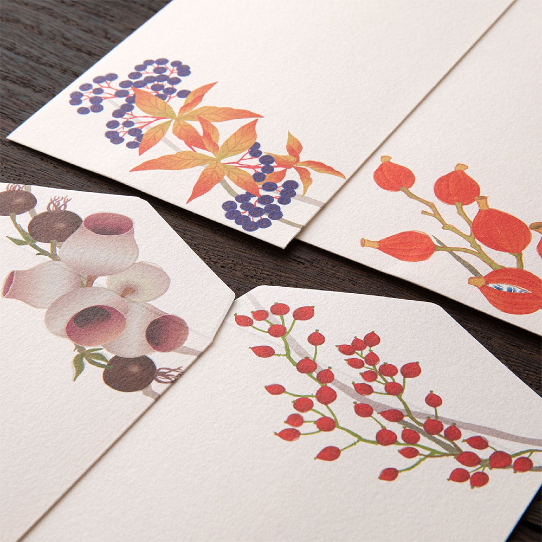 Midori - Letter Set - Kami - Autumn Wreath