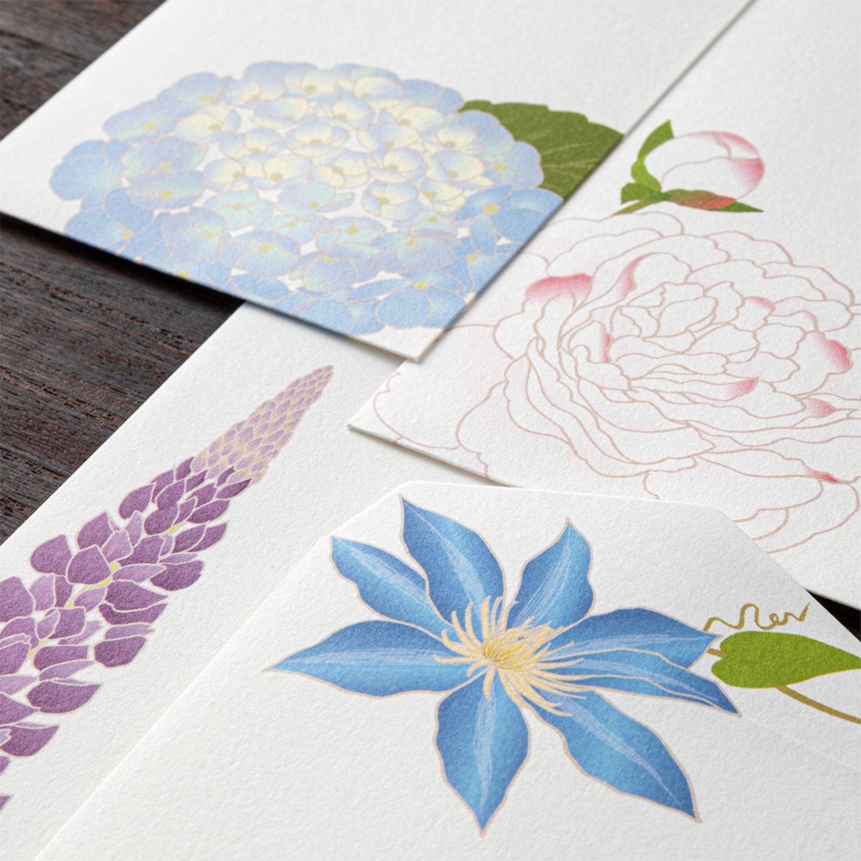 Midori - Letter Set - Kami - Summer Flowers