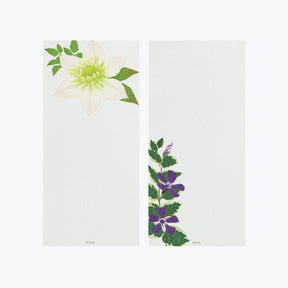Midori - Letter Pad - Kami - Summer Flowers