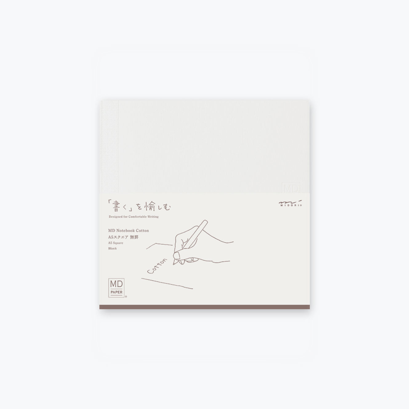 Midori - Notebook - MD Paper - A5 Square - Cotton