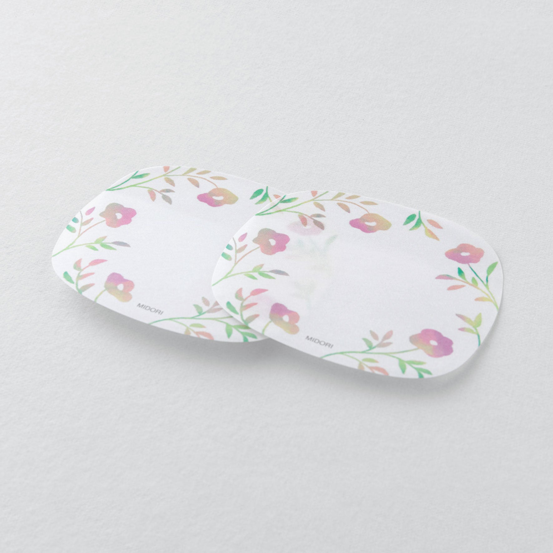 Midori - Notepad - Sticky Notes - Transparent - Flower