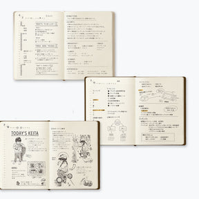 Midori - Planner - Hibino - Free Diary - A6 - Ivory