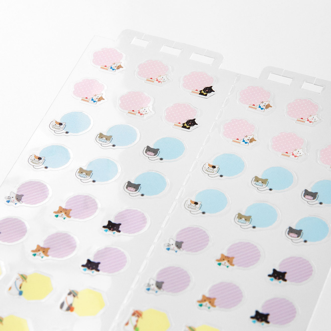 Midori - Planner Sticker - Calendar - Cats <M>
