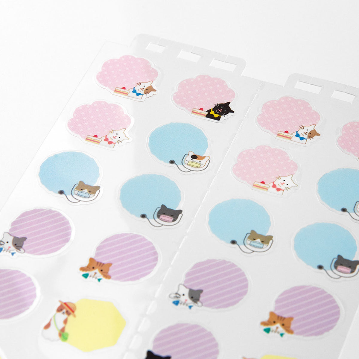 Midori - Planner Sticker - Calendar - Cats <L>