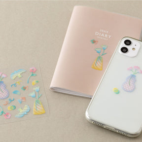 Midori - Planner Sticker - Glossy Transfer - Flower Vase