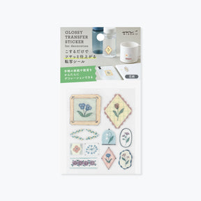 Midori - Planner Sticker - Glossy Transfer - Flower