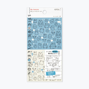Midori - Planner Sticker - Seal Collection - Monsters Sketch