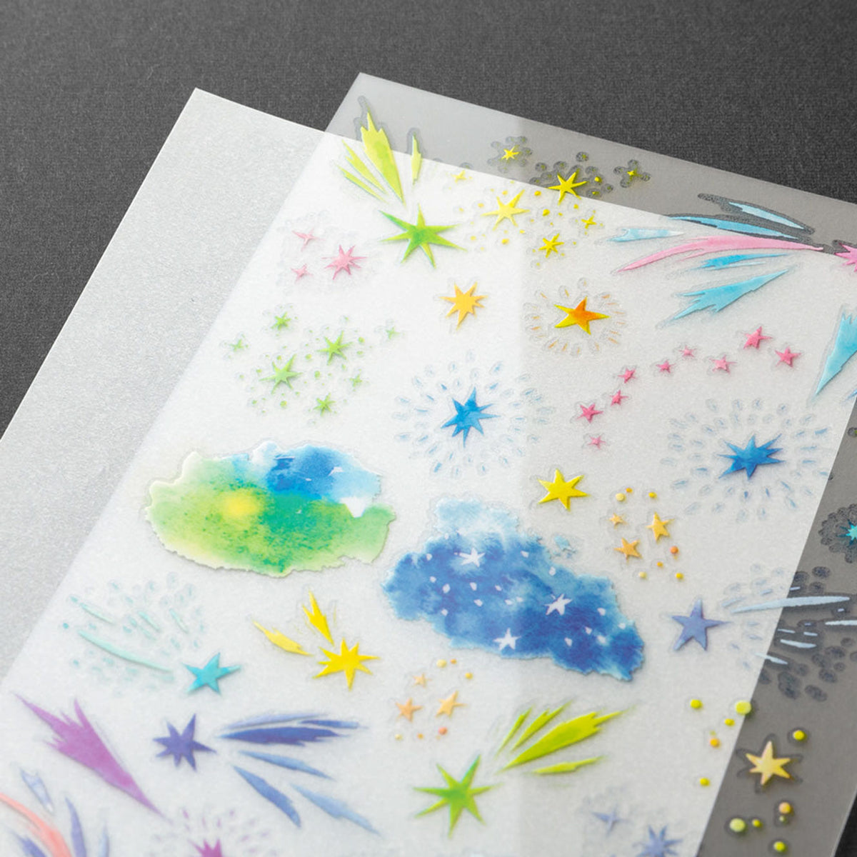 Midori - Sticker Seal - Transfer - Starry Sky