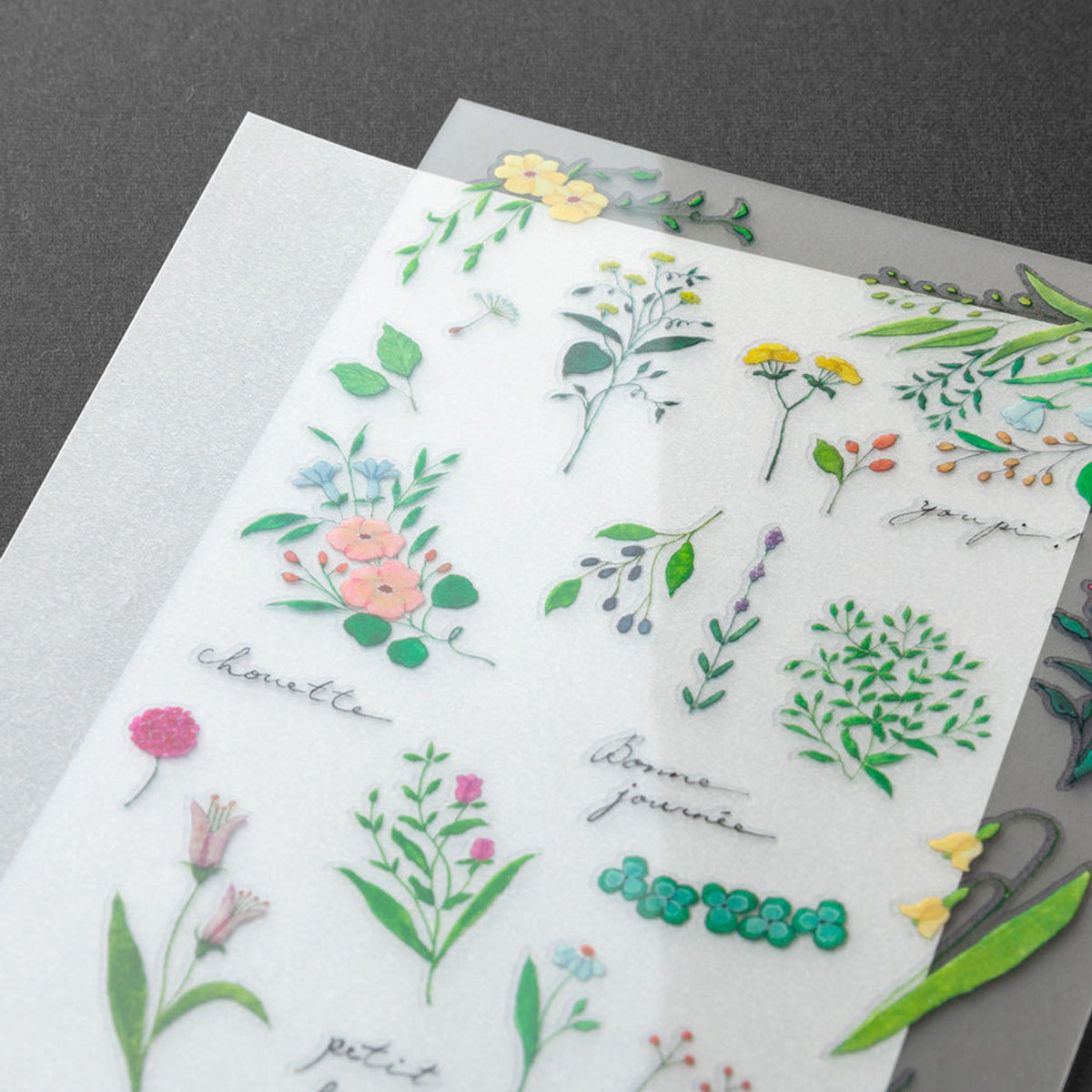 Midori - Sticker Seal - Transfer - Flowers