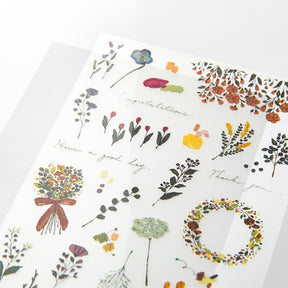 Midori - Sticker Seal - Transfer - Floral