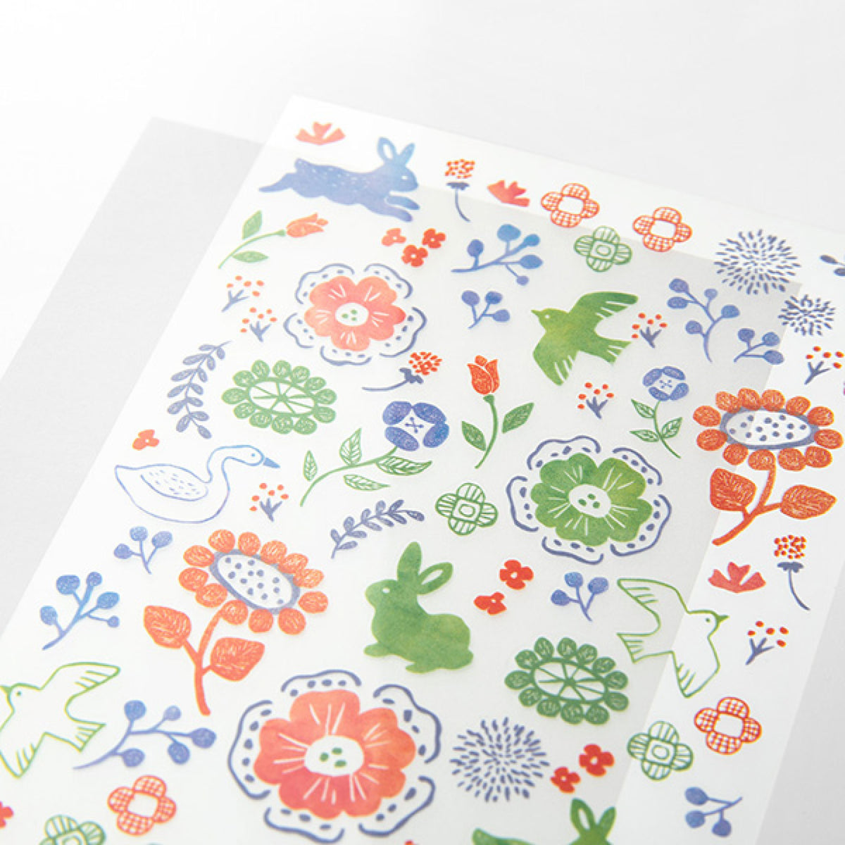 Midori - Sticker Seal - Transfer - Floral (Bright)