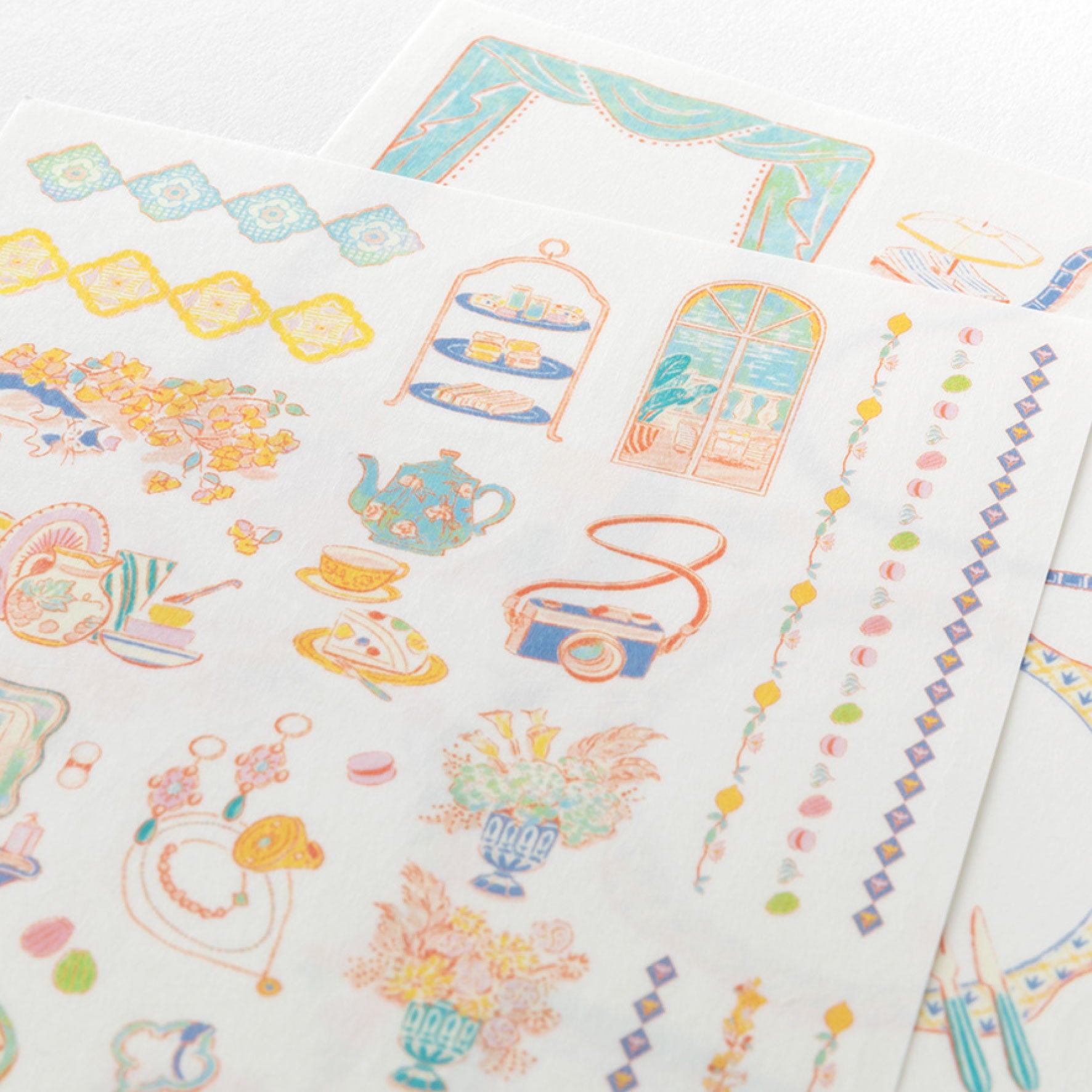 Midori - Planner Sticker - Yuru Log - Travel Hotel (2 Sheets)