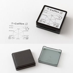 Midori - Stamp - Self-Inking - Coffee