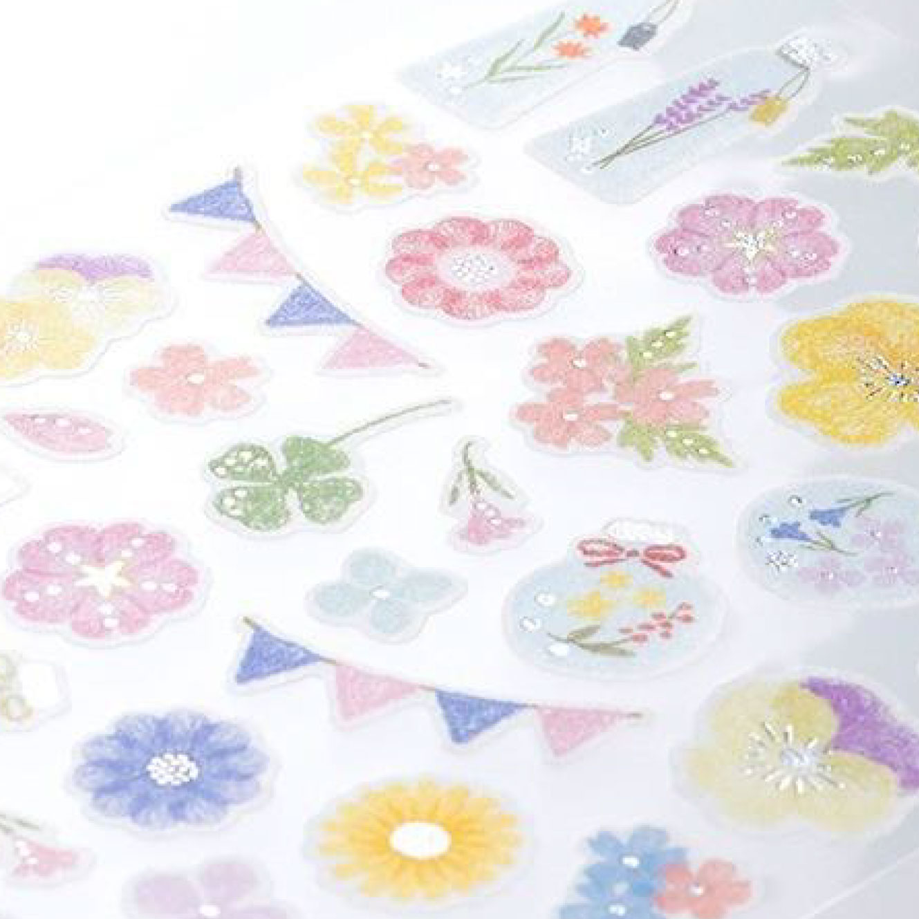 Midori - Sticker Seal - Sticker Marché - Pressed Flower