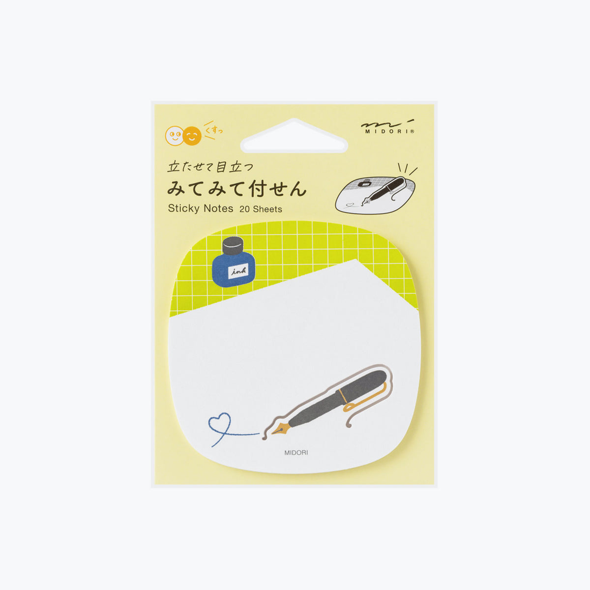 Midori - Sticky Notes - Pop-Up - Fountain Pen