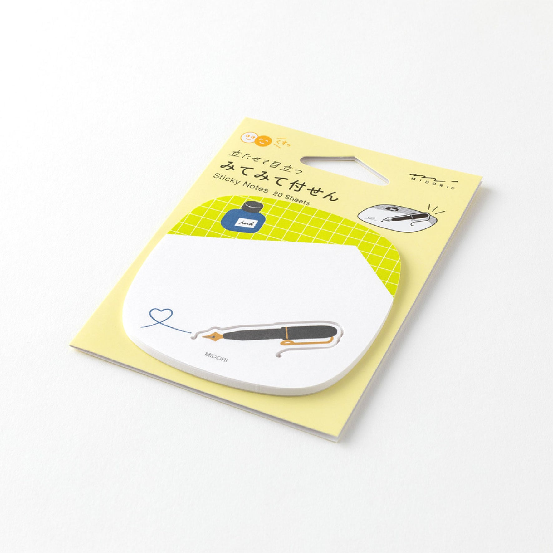Midori - Sticky Notes - Pop-Up - Fountain Pen