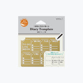 Midori - Diary Template - Weekly Block
