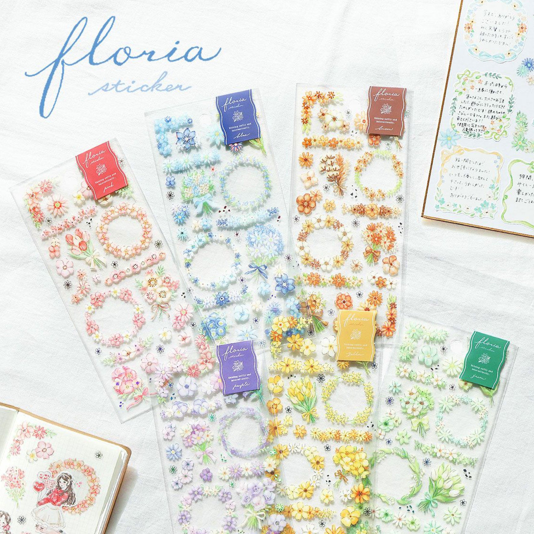 Mind Wave - Planner Sticker - Floria - Blue
