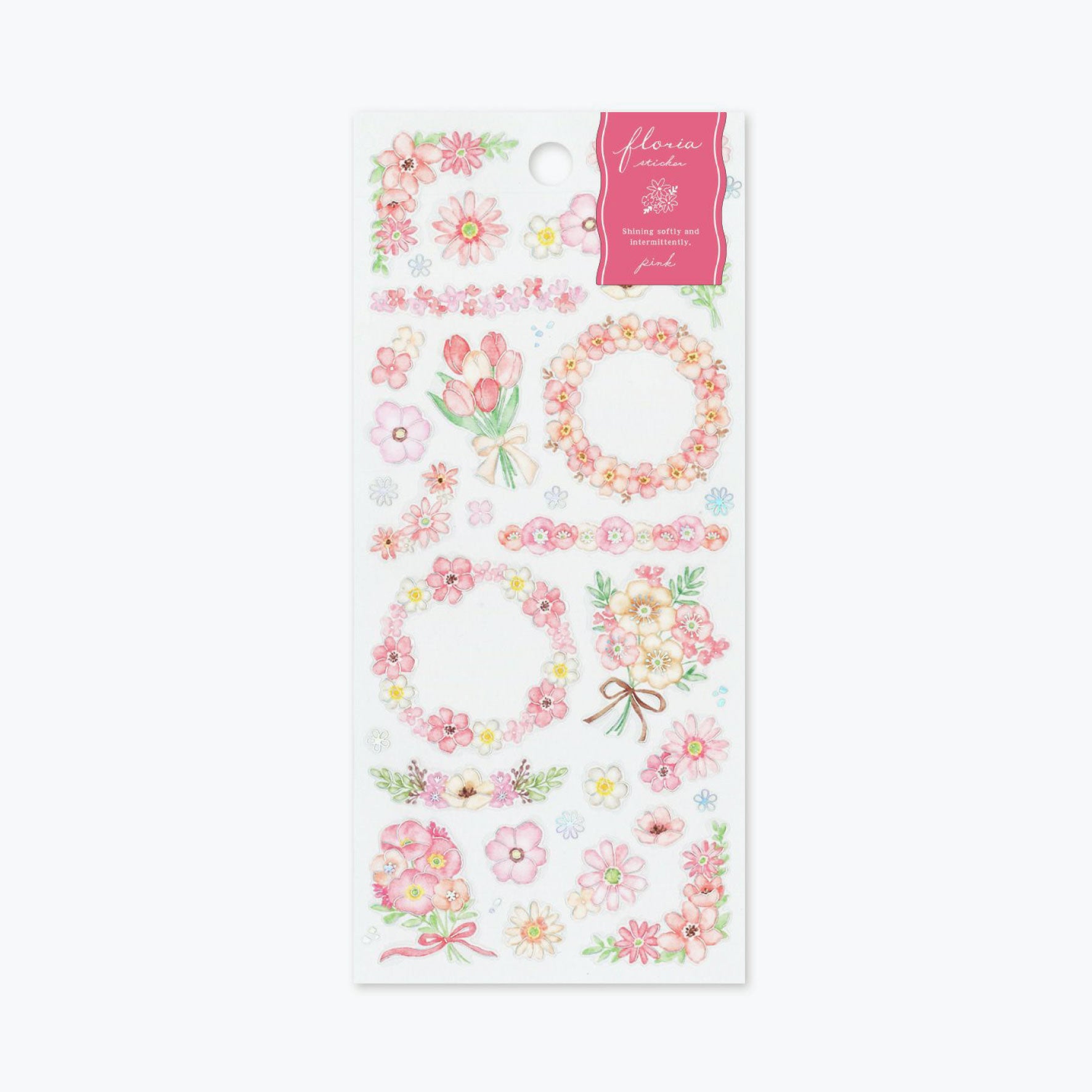 Mind Wave - Planner Sticker - Floria - Pink