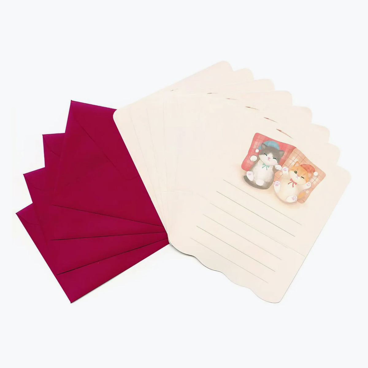 NB Japan - Letter Set - Mini - Mattari Animals - Kitten