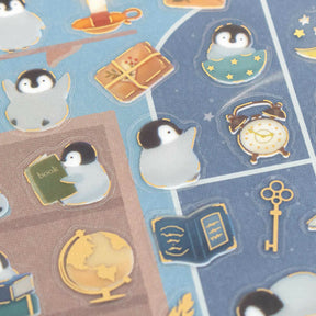 NB Japan - Planner Sticker - Mattari Animals Foil - Penguin