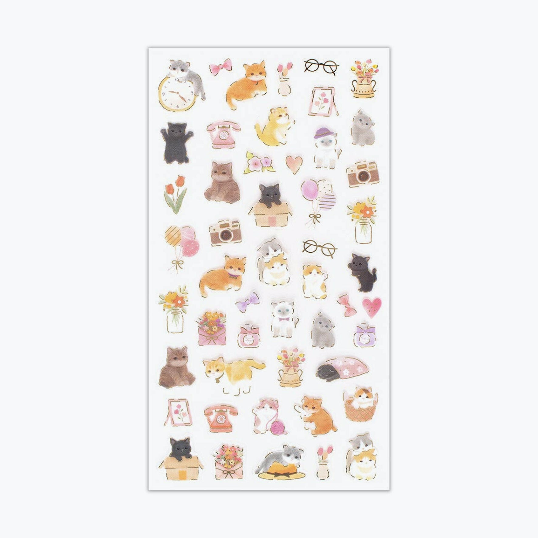 NB Japan - Planner Sticker - Mattari Animals Foil - Kitten