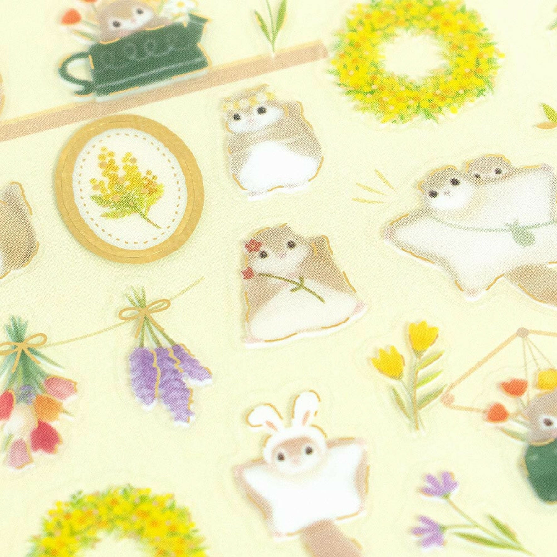 NB Japan - Planner Sticker - Mattari Animals Foil - Momonga