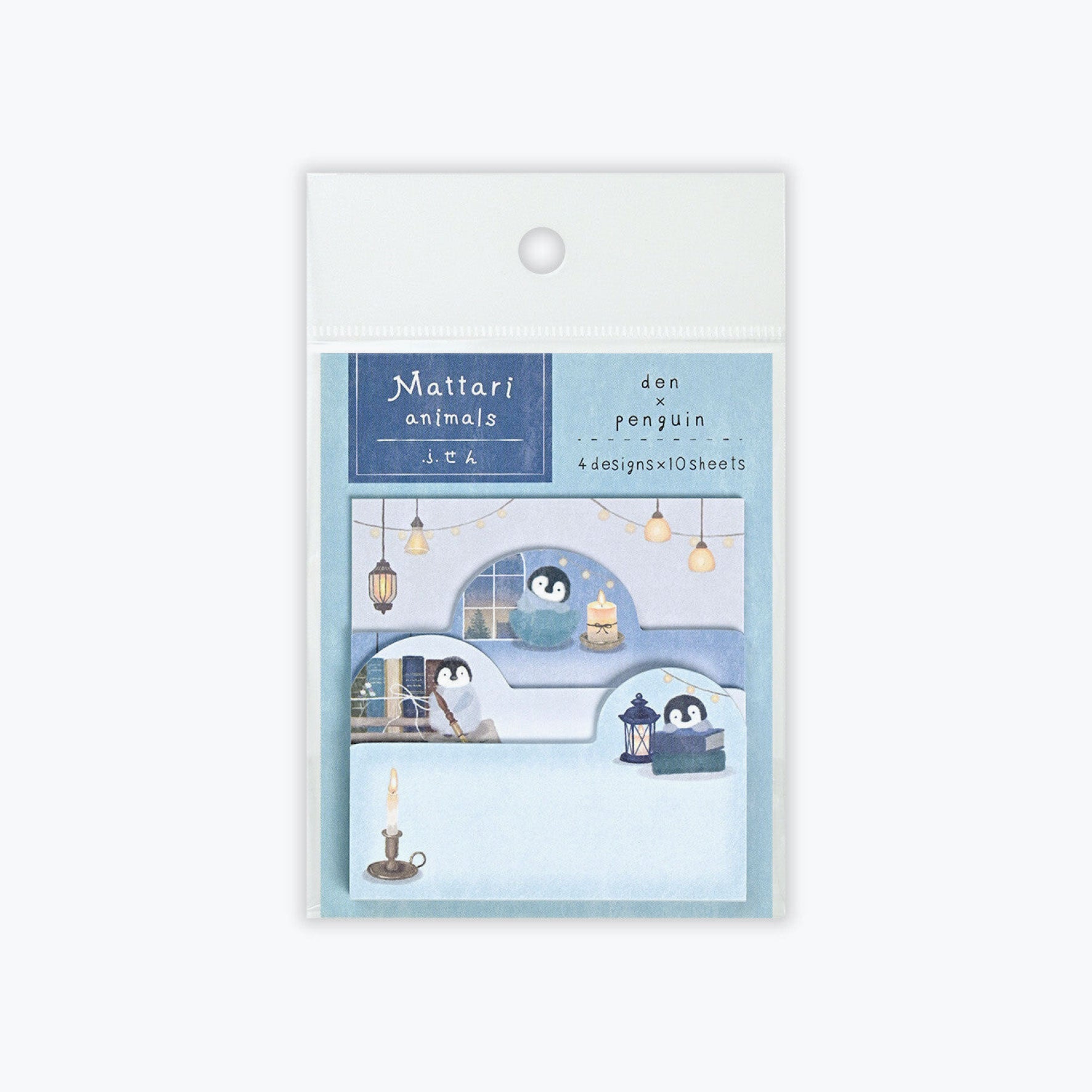 NB Japan - Sticky Notes - Mattari Animals Foil - Penguin