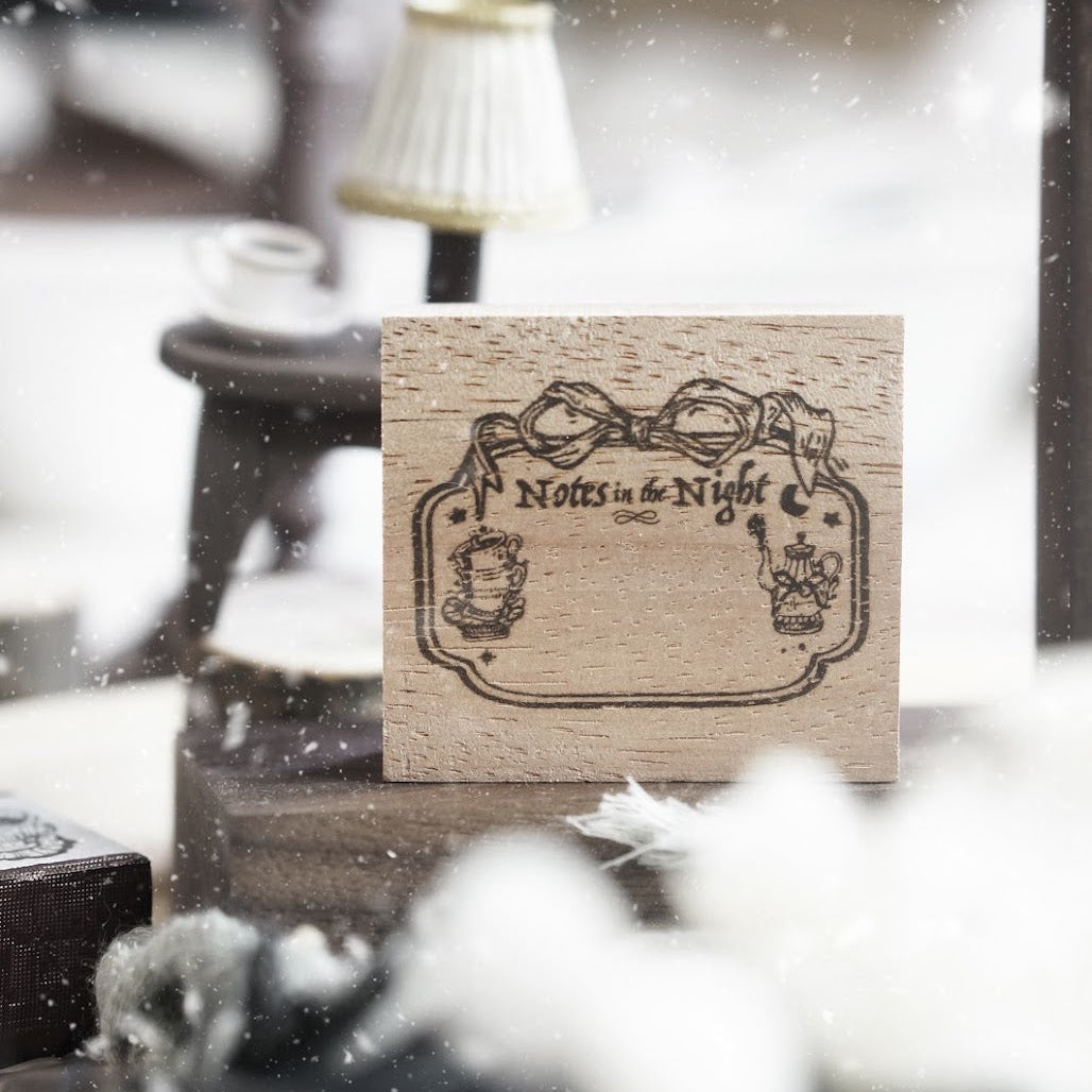 Black Milk Project - Stamp - Notes In The Night - Ribbon Label