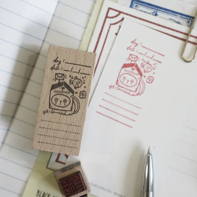 Black Milk Project - Stamp - Neko Mail (House)(Label)