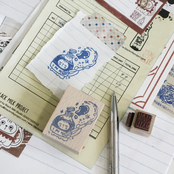 Black Milk Project - Stamp - Neko Mail (Ink)(M)