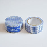 Classiky - Washi Tape - Mitsou (Grid, Blue)